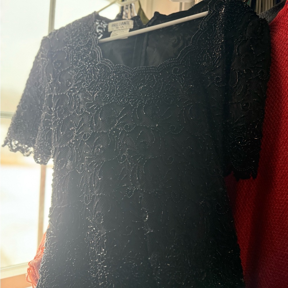 Elegant Black Lace dress